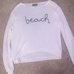 Wooden Ships beach sweater